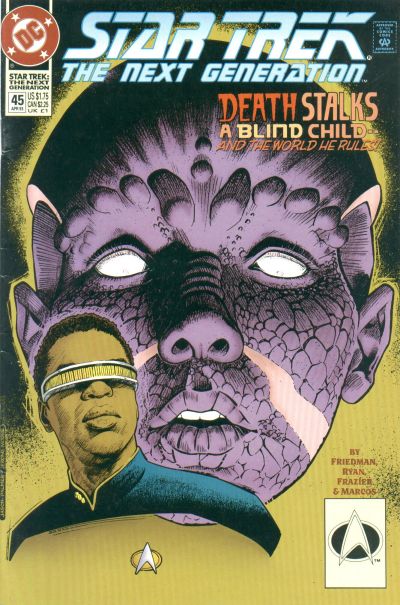 Star Trek: The Next Generation 1989 #45 Direct ed. - back issue - $3.00