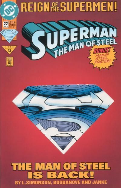 Superman: The Man of Steel 1991 #22 [Collector's Edition] - back issue - $5.00
