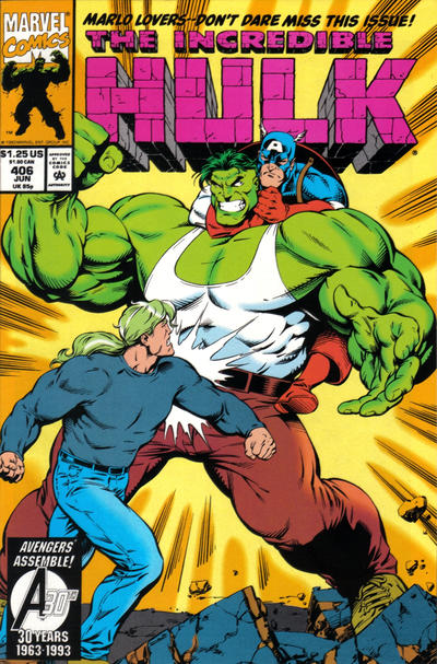 The Incredible Hulk 1968 #406 Direct ed. - back issue - $3.00