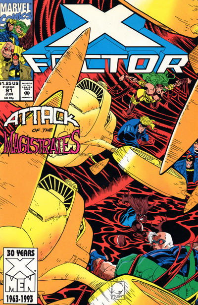 X-Factor 1986 #91 Direct ed. - back issue - $3.00