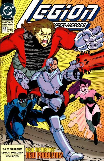 Legion of Super-Heroes 1989 #45 - back issue - $1.00