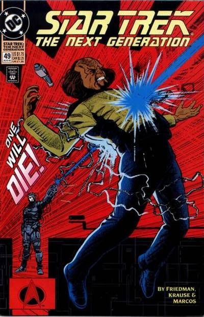 Star Trek: The Next Generation 1989 #49 Direct ed. - back issue - $3.00