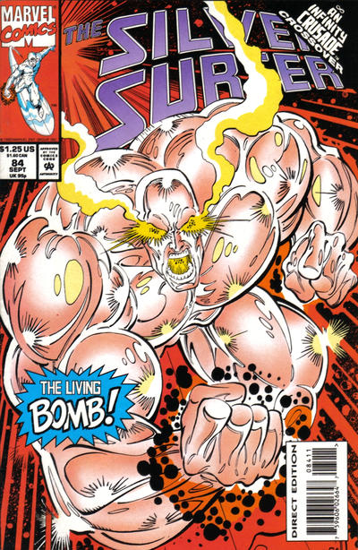 Silver Surfer 1987 #84 Direct Edition - back issue - $5.00