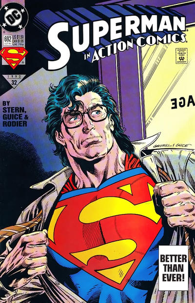 Action Comics 1938 #692 Direct ed. - back issue - $3.00