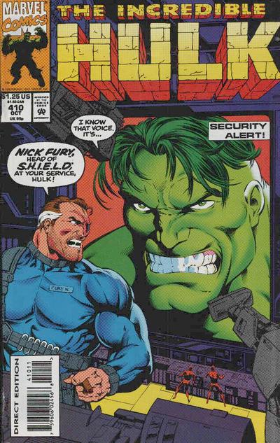 The Incredible Hulk 1968 #410 Direct Edition - back issue - $3.00