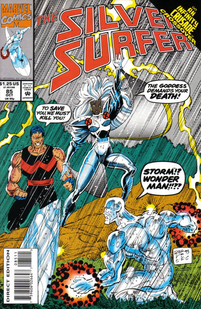 Silver Surfer 1987 #85 Direct Edition - back issue - $3.00