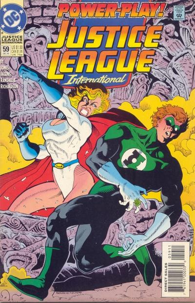 Justice League International 1993 #59 Direct Sales - back issue - $2.00