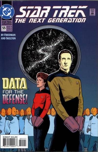 Star Trek: The Next Generation 1989 #55 Direct Sales - back issue - $3.00