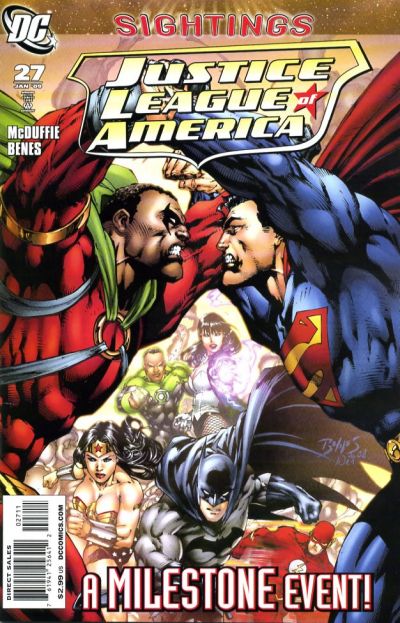 Justice League of America 2006 #27 Direct Sales - back issue