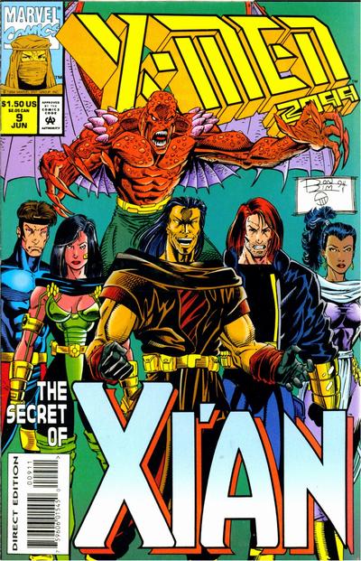 X-Men 2099 1993 #9 Direct Edition - back issue - $3.00