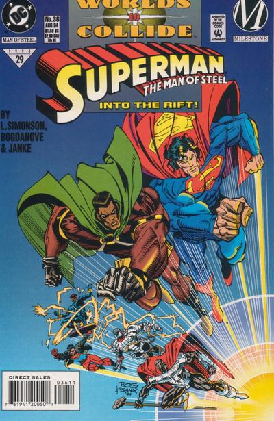 Superman: The Man of Steel 1991 #36 Direct Sales - back issue - $3.00