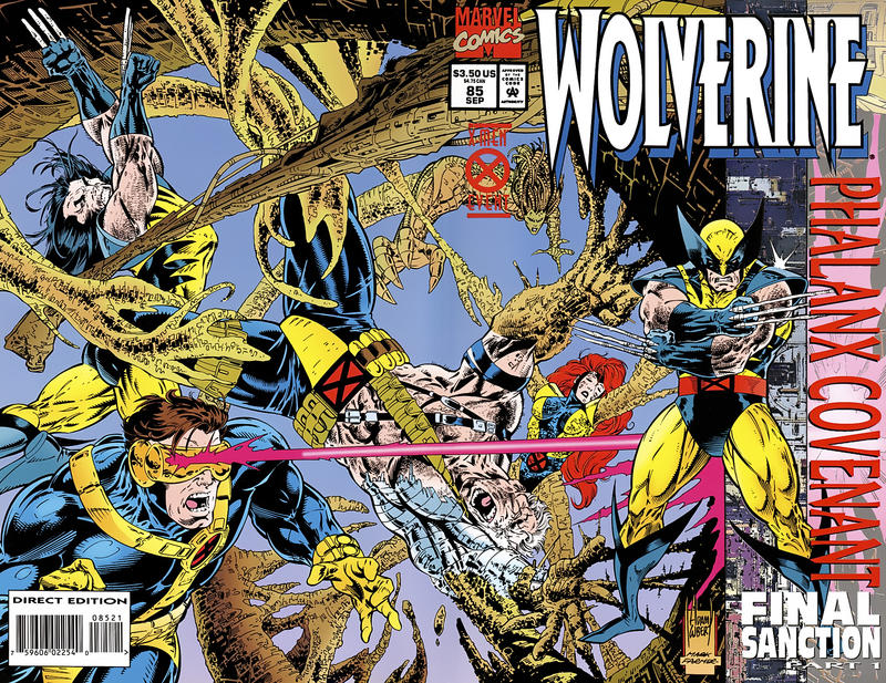 Wolverine 1988 #85 Direct Edition - Foil Enhanced Cover - back issue - $8.00