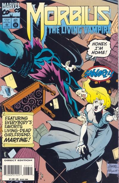 Morbius: The Living Vampire 1992 #26 - back issue - $2.00