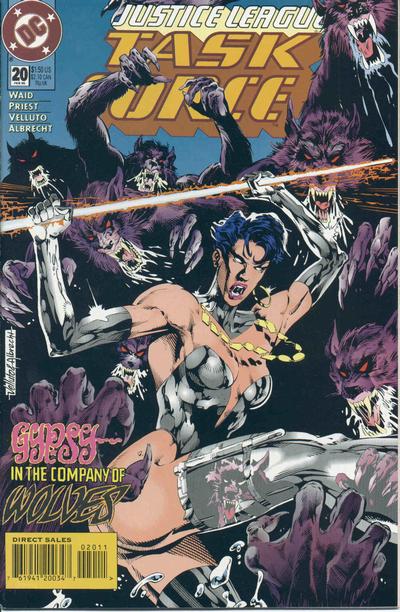 Justice League Task Force 1993 #20 Direct Sales - back issue