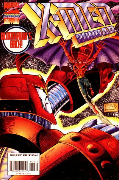 X-Men 2099 1993 #20 Direct Edition - back issue - $2.00