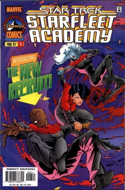 Star Trek: Starfleet Academy 1996 #6 Direct Edition - back issue - $3.00