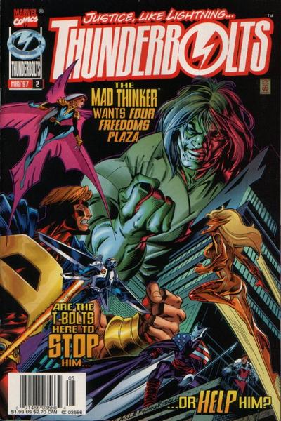 Thunderbolts 1997 #2 Newsstand ed. - back issue - $3.00