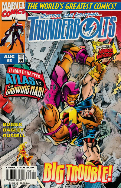 Thunderbolts 1997 #5 - back issue - $2.00