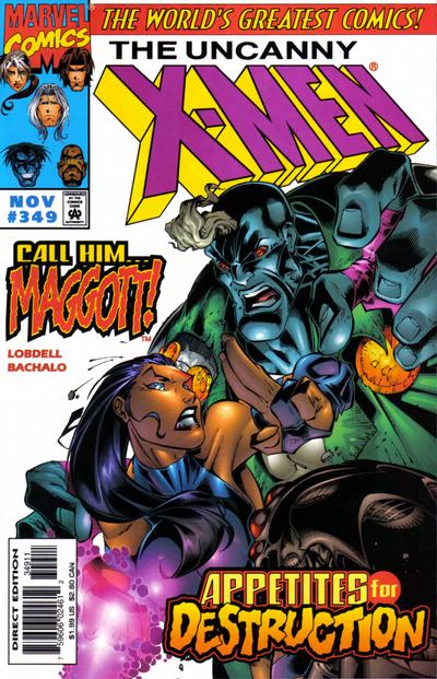 The Uncanny X-Men 1981 #349 Direct Edition - back issue - $3.00