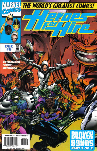 Heroes for Hire 1997 #6 Direct Edition - back issue - $2.00