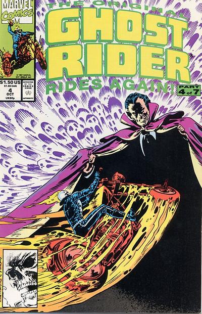 The Original Ghost Rider Rides Again 1991 #4 Direct ed. - back issue - $3.00