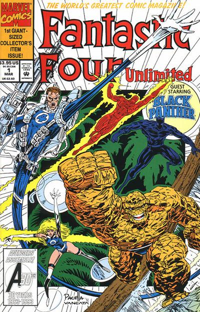 Fantastic Four Unlimited 1993 #1 Direct ed. - back issue