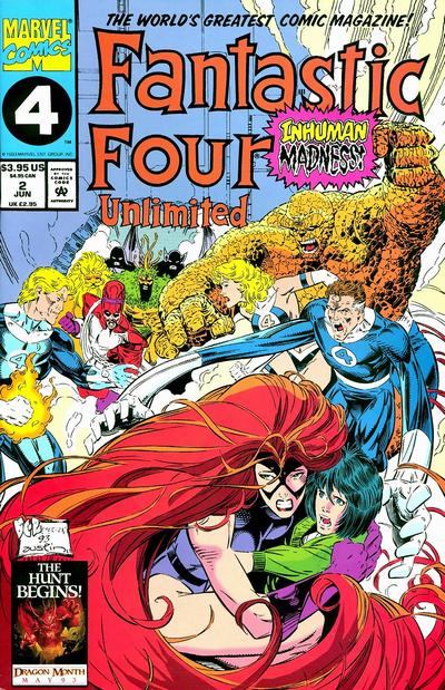 Fantastic Four Unlimited 1993 #2 Direct ed. - back issue