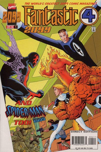 Fantastic Four 2099 1996 #4 - back issue - $4.00