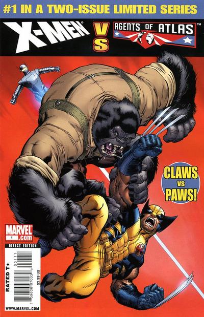 X-Men vs. Agents of Atlas 2009 #1 - back issue - $3.00