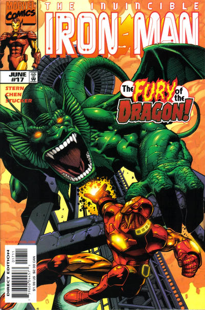 Iron Man 1998 #17 Direct Edition - back issue