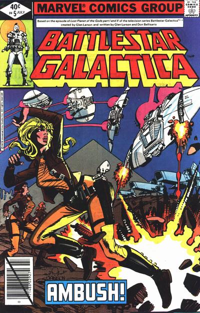 Battlestar Galactica 1979 #5 Direct ed. - back issue - $6.00