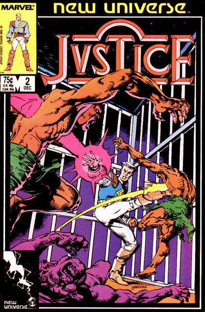 Justice 1986 #2 Direct ed. - back issue