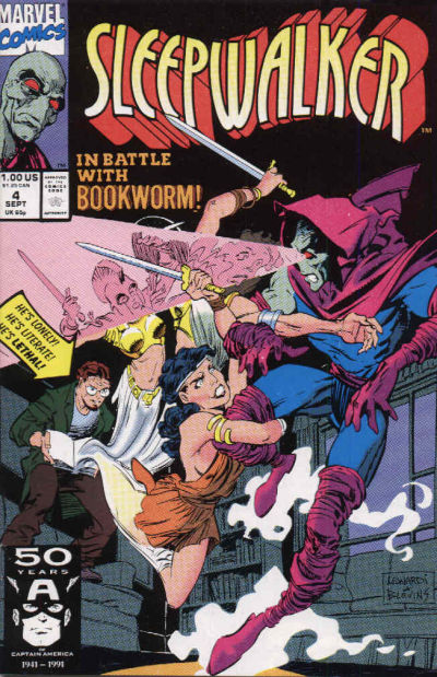 Sleepwalker 1991 #4 Direct ed. - back issue - $3.00