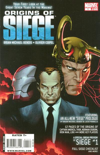 Origins of Siege 2010 #1 - back issue - $3.00
