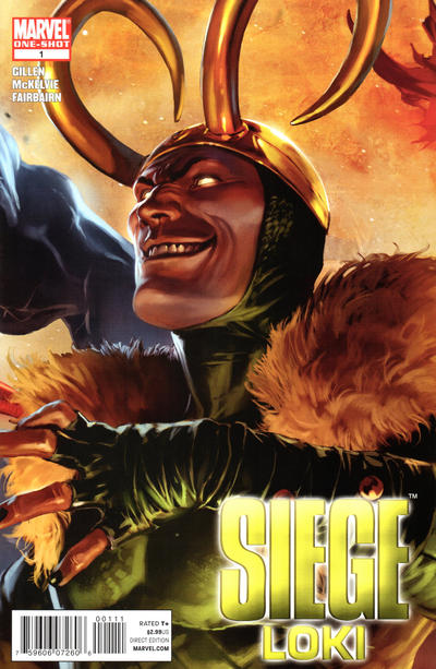 Siege: Loki 2010 #1 Marko Djurdjevic Cover - back issue - $3.00