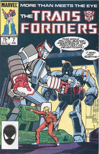 The Transformers 1984 #7 Direct ed. - back issue - $4.00