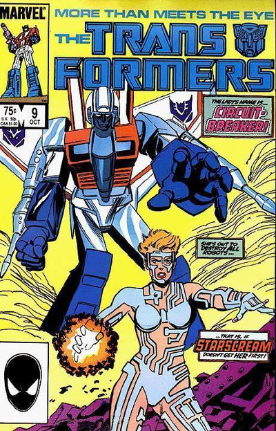 The Transformers 1984 #9 Direct ed. - back issue - $8.00