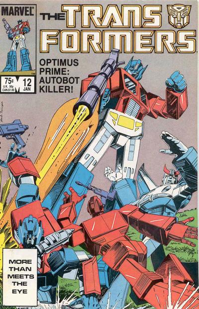 The Transformers 1984 #12 Direct ed. - back issue - $3.00