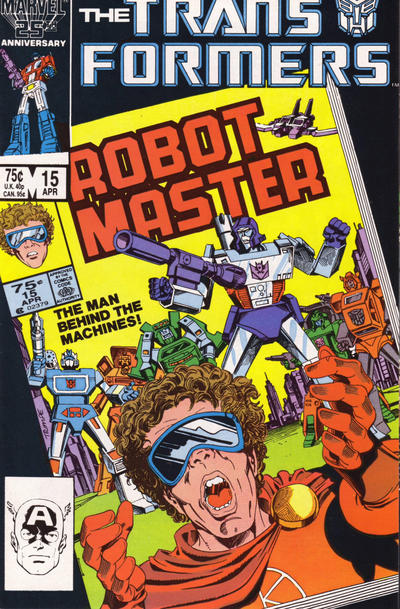 The Transformers 1984 #15 Direct ed. - back issue - $4.00