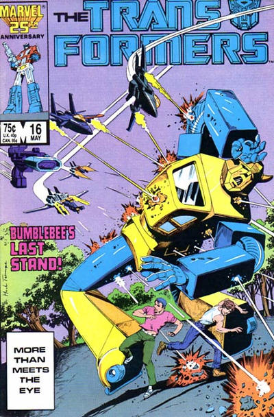 The Transformers 1984 #16 Direct ed. - back issue - $3.00