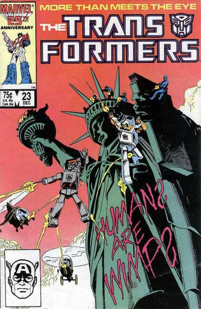 The Transformers 1984 #23 Direct ed. - back issue - $4.00