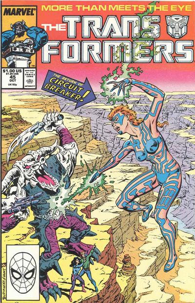 The Transformers 1984 #45 Direct ed. - back issue - $2.00