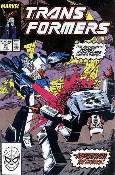The Transformers 1984 #57 Direct ed. - back issue - $4.00