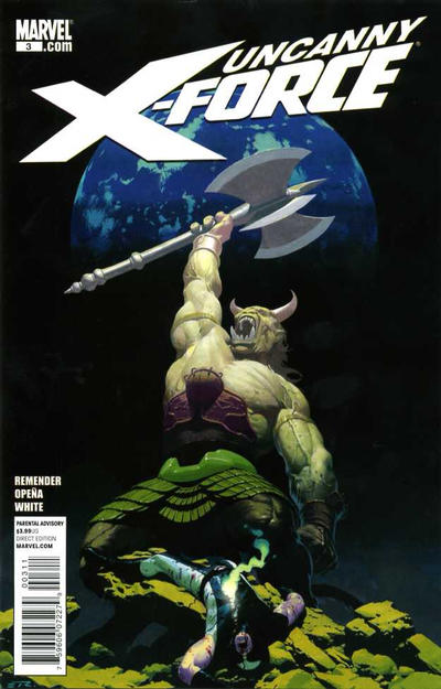 Uncanny X-Force 2010 #3 - back issue - $4.00