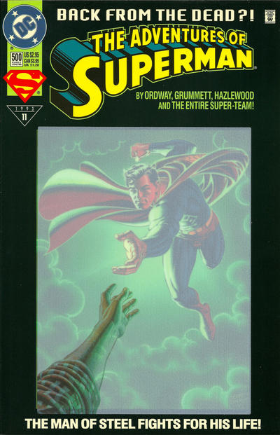 Adventures of Superman 1987 #500 [Collector's Set] Signed by Jon Bogdanova, Louise Simonson - back issue - $40.00