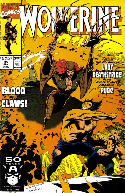 Wolverine 1988 #35 Direct ed. - back issue - $4.00