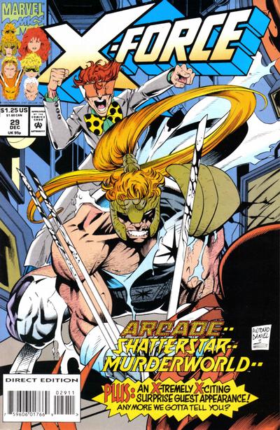X-Force 1991 #29 Direct Edition - back issue - $3.00