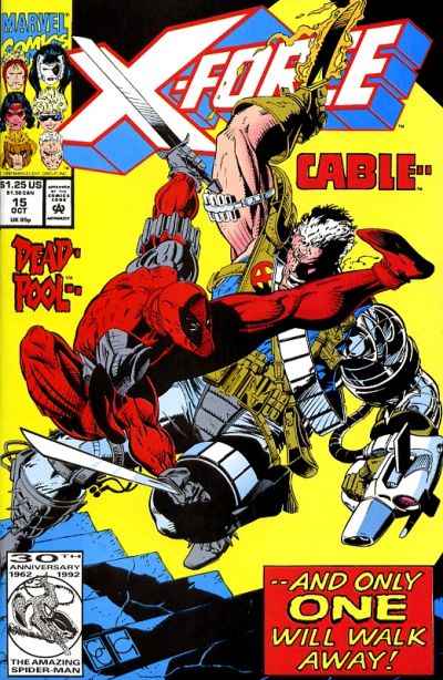 X-Force 1991 #15 Direct ed. - back issue - $10.00
