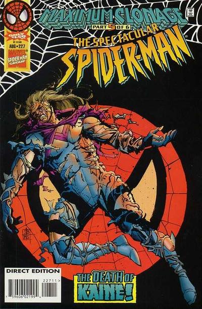 The Spectacular Spider-Man 1976 #227 Direct Edition - back issue - $3.00