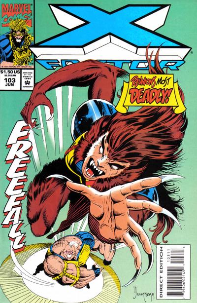 X-Factor 1986 #103 Direct Edition - back issue - $3.00